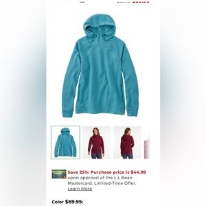 Women's L.L.Bean Venturestretch Ottoman-rib Hoodie